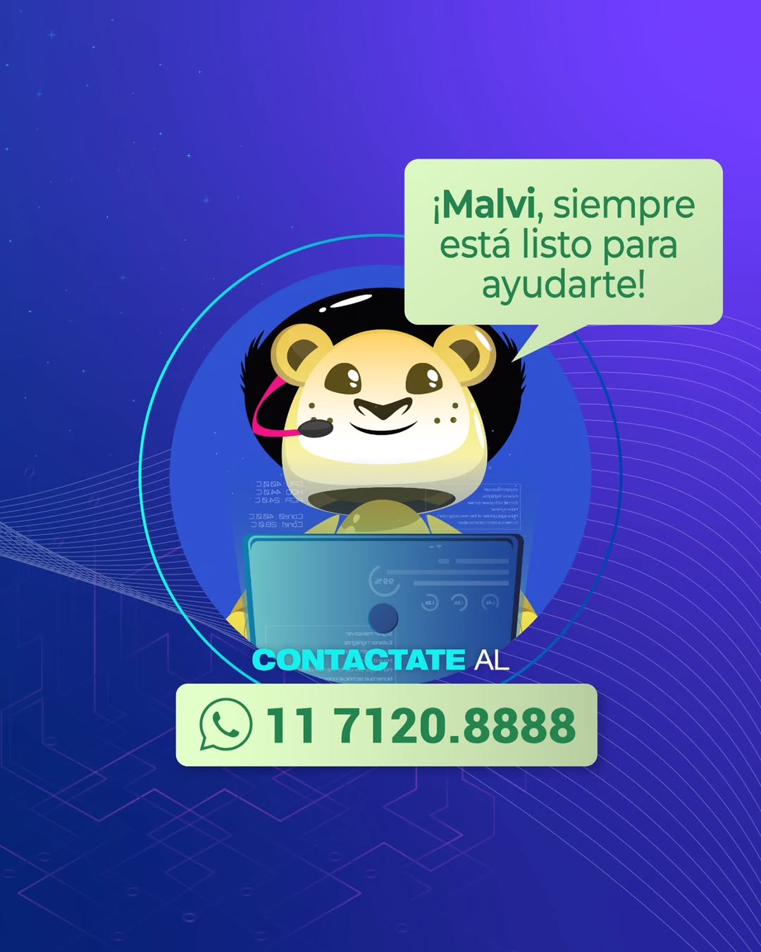 Malvi el asistente virtual del Municipio 🤖✨
Esta para brindarte una atención más ágil y cercana. Con un solo mensaje en...
