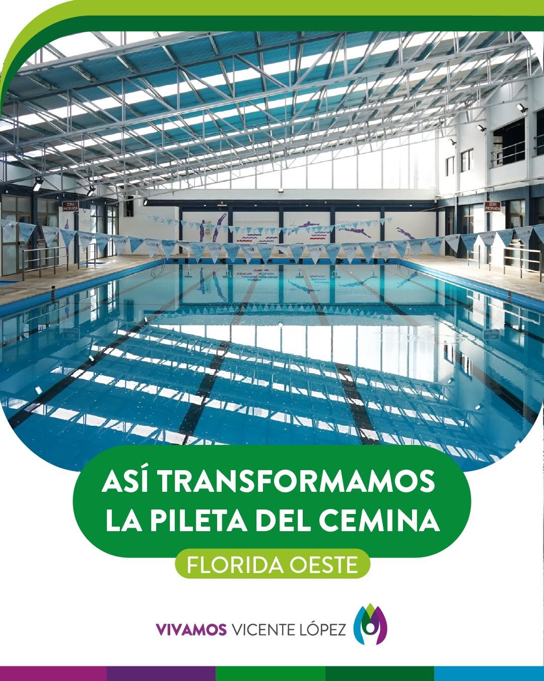 🏊‍♂️ ¿ Viste cómo quedó la pileta del CEMINA de Florida Oeste?

Ahora, grandes y chicos pueden disfrutar, aprender y en...