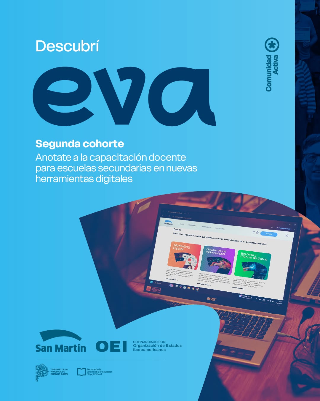📖✨¡Nueva instancia del programa EVA!

Nuestro programa "Entornos Virtuales de Aprendizaje" trae una nueva edición para ...