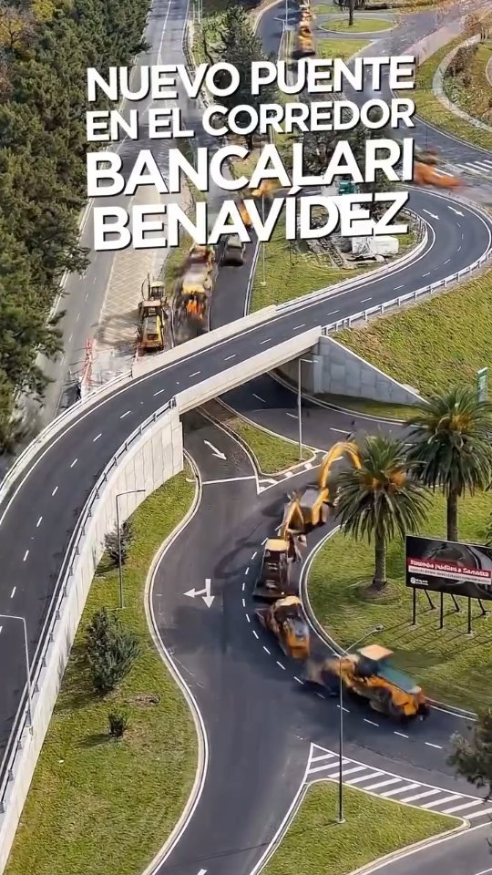 Estamos construyendo un nuevo puente sobre Camino Bancalari-Benavídez, en el cruce con Av. de los Lagos y Camino Barbari...