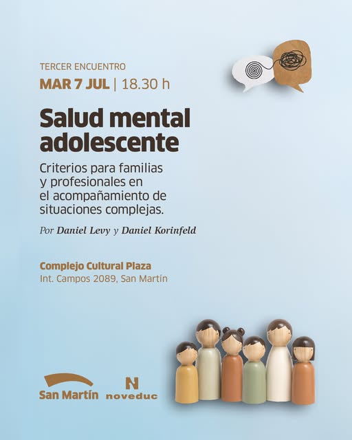 👧🏻💬Conversamos sobre la salud mental adolescente 

Se viene una nueva charla del Ciclo "En Diálogo" para conversar so...