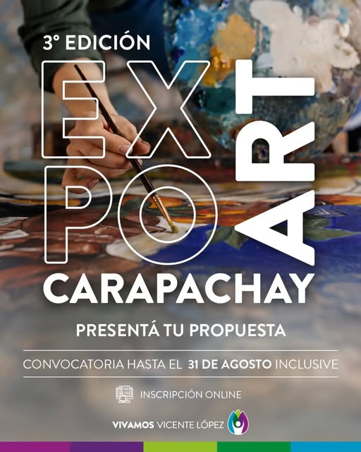 🎨✨ Tu próxima obra puede ser parte de ExpoArt Carapachay.

Si sos artista, ya podés sumarte a una nueva edición de este...