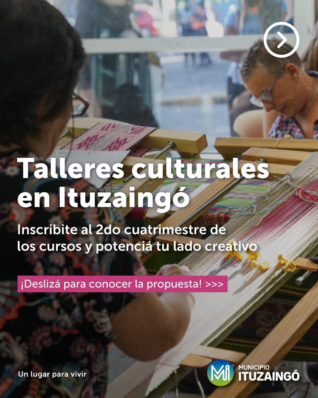 🎨🎭 Descubrí tu lado creativo en Ituzaingó.

El lunes 6 abren las inscripciones al 2do cuatrimestre de los talleres cul...