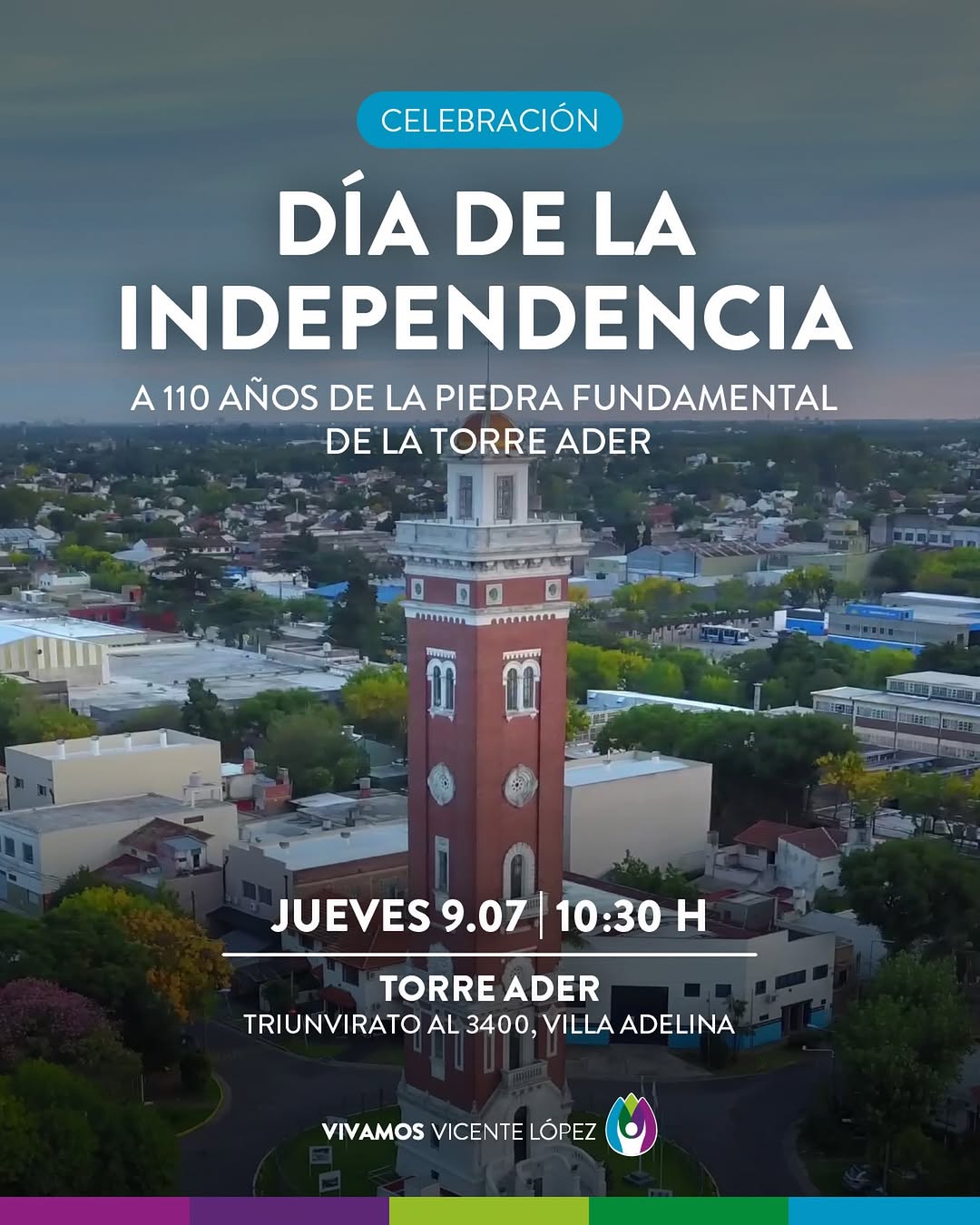 🇦🇷✨ El 9 de julio tenemos doble festejo en Vicente López.
Te invitamos a compartir una mañana especial en homenaje a q...