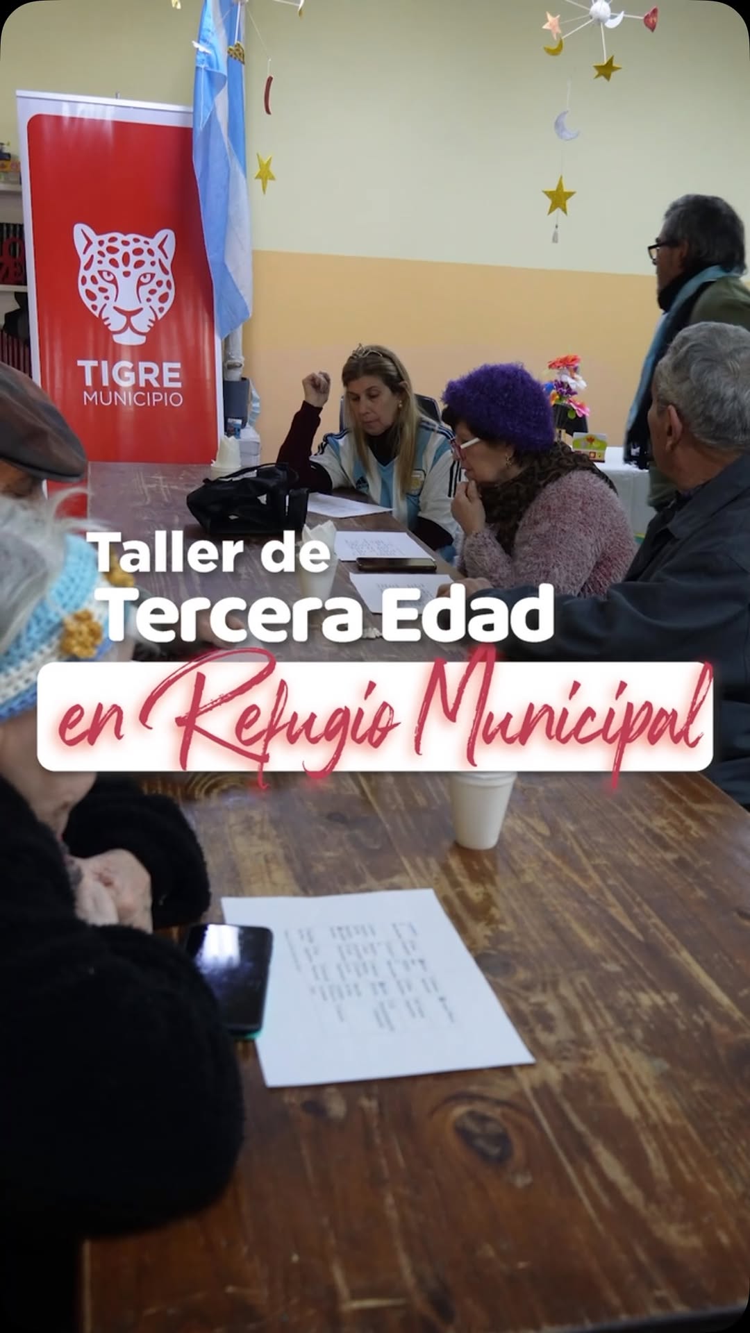 Vecinos y vecinas de la tercera edad disfrutaron un Taller de Estimulación Cognitiva en el Refugio Municipal de Tigre. A...