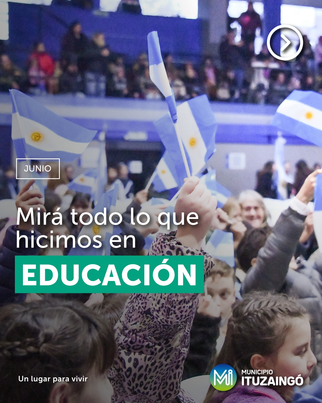Conocé todo lo que hicimos en #educación durante junio. 🇦🇷

👉🏻 Promesa de Lealtad a la Bandera, Compromiso Ambiental...