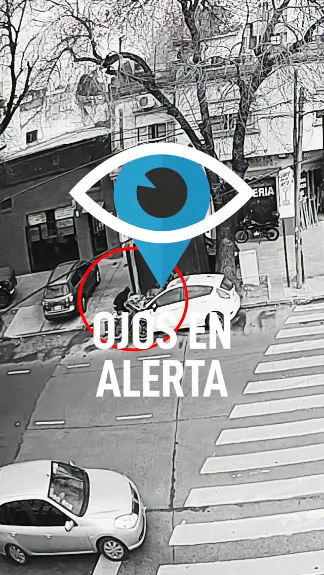 Una vecina alertó a través de Ojos en Alerta sobre una persona que estaba robando cables de un auto. En pocos minutos, l...