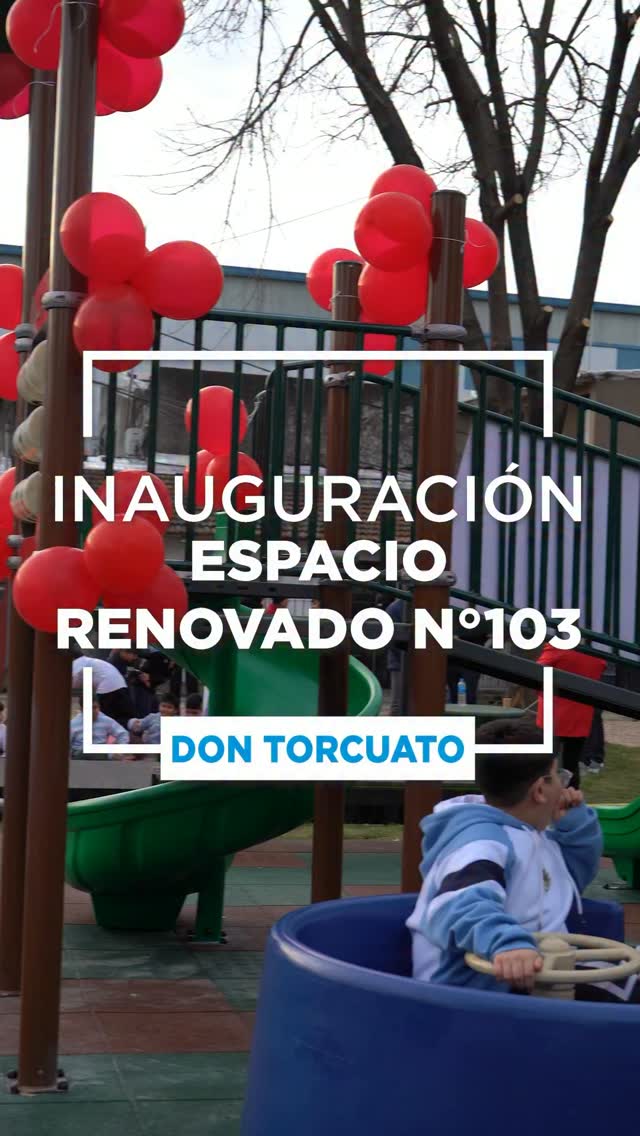 ¡Inauguramos el espacio público renovado N° 103! 🎉🙌🏻
Junto a vecinos y vecinas celebramos la renovación de la plazole...