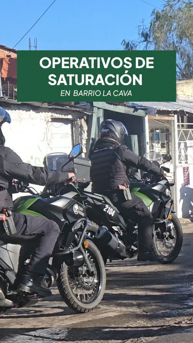 Cuando todas las fuerzas trabajan de manera coordinada, los resultados se ven.

Los operativos dinámicos y estáticos que...