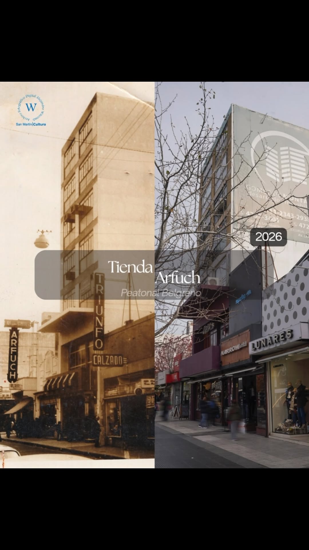 ✨Otro clásico de San Martín

El @archivofotografico.witcomb nos compartió una foto de Tienda Arfuch, en 1970.

📸Así se ...