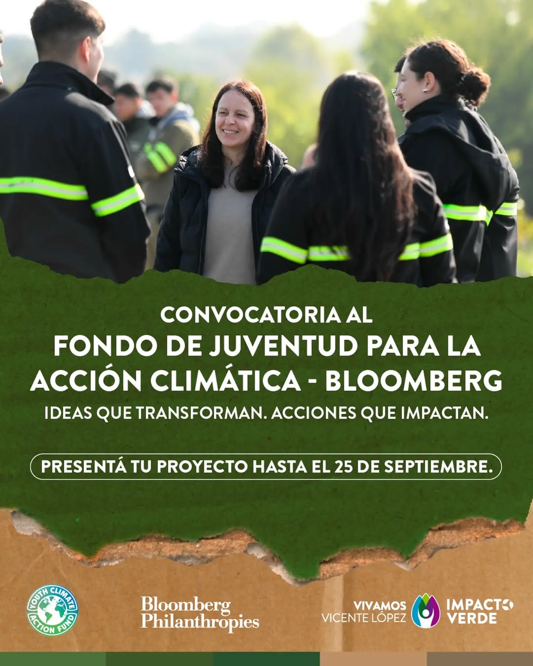 🌎💡Si tenés entre 15 y 24 años, y tenés una idea para cuidar el planeta, con esta convocatoria la podés hacer realidad....