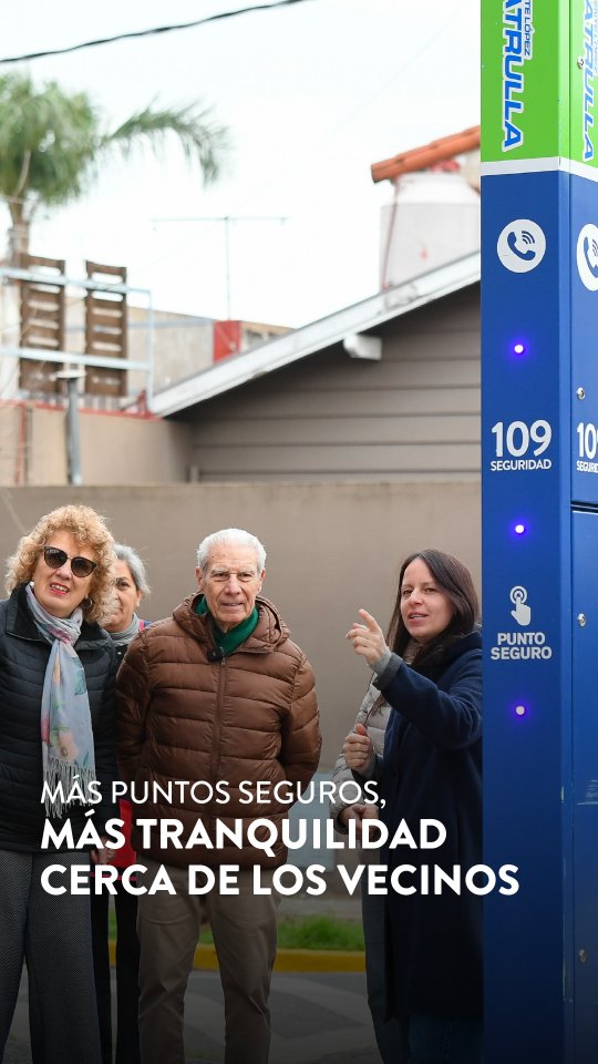 🛡️Para que los vecinos vivan tranquilos, instalamos puntos seguros cerca de sus casas, trabajos y escuelas. 

 Incorpor...