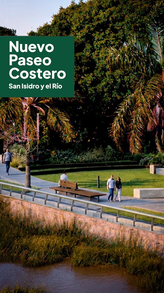 Recuperamos 2.350 m² de espacio público para que más vecinos puedan caminar, disfrutar y reencontrarse con el río.

Empe...