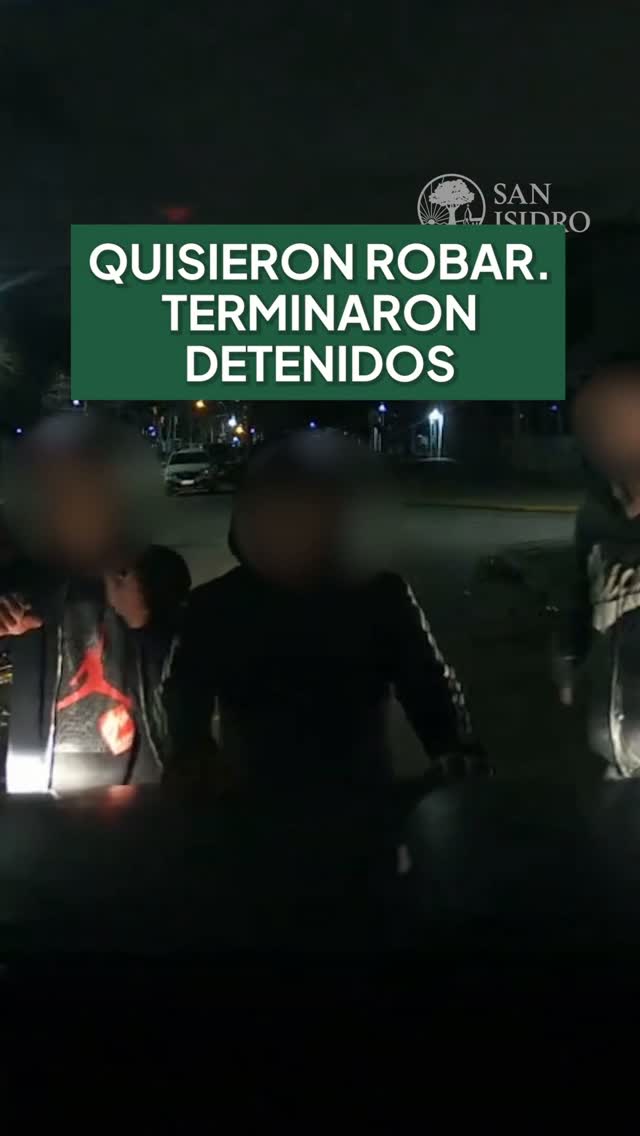 Un llamado alertó sobre los sospechosos. Desde el COM seguimos sus movimientos a través de las cámaras de seguridad mien...