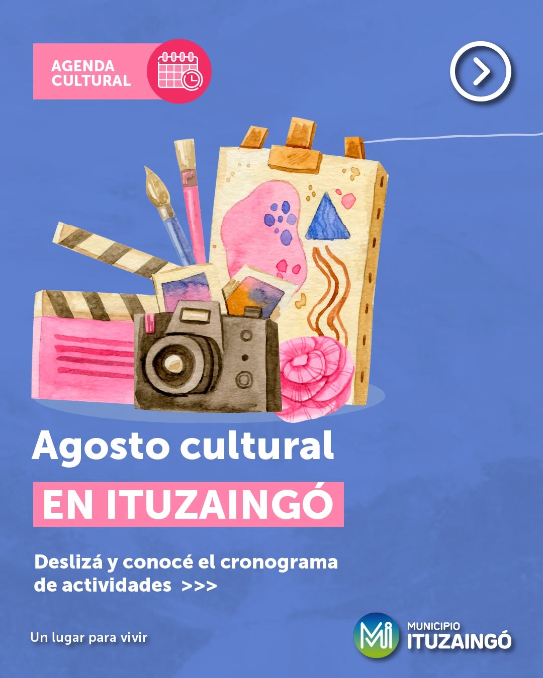 🌼 Agosto llega con una agenda llena de propuestas culturales para disfrutar en Ituzaingó. 🎨🎭

💙 Este mes te esperamo...