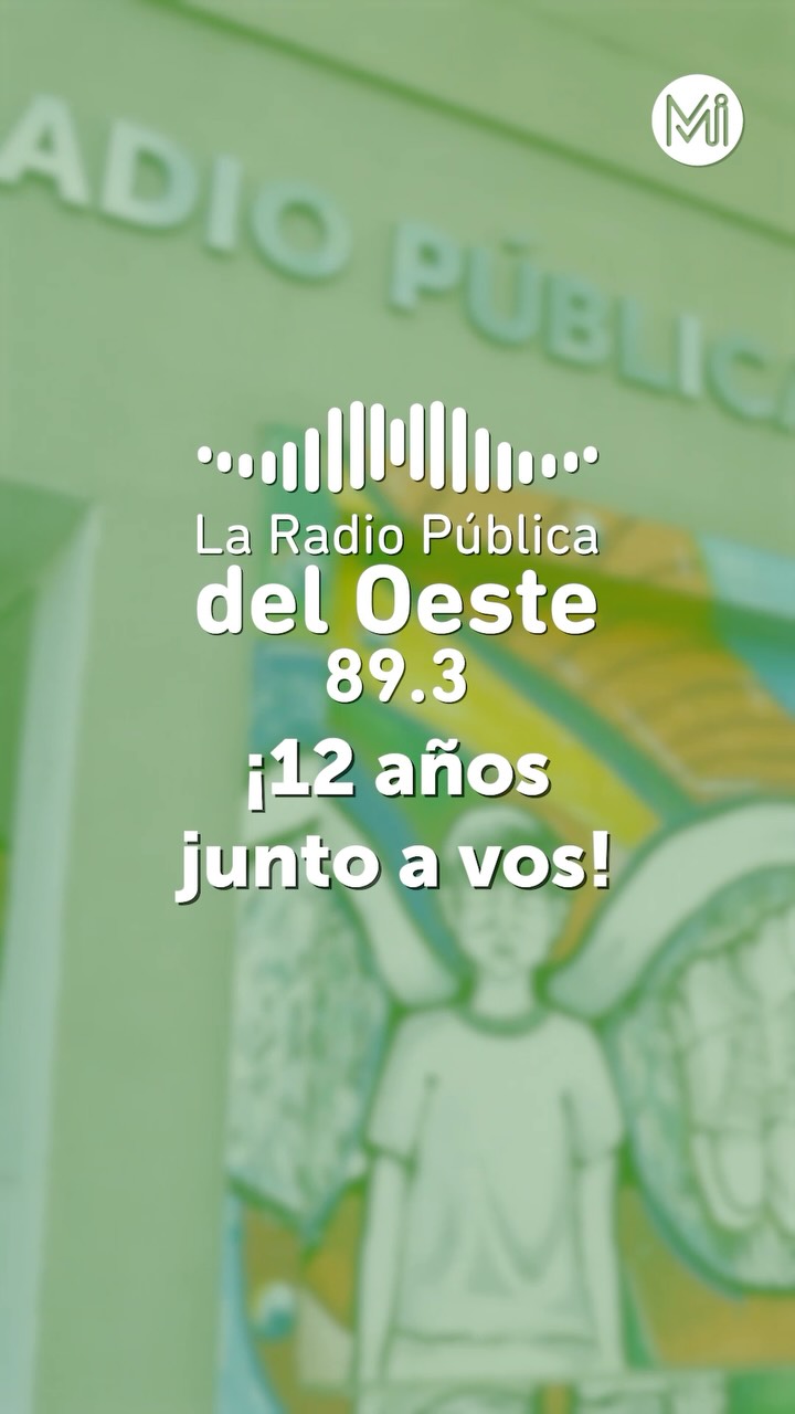 ¡12 años AL AIRE junto a vos!🎙️💚

💬 A lo largo de este camino, la Radio Pública del Oeste se consolidó como un espaci...