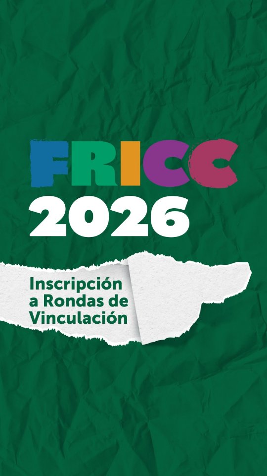 🤝 ¡Ya están abiertas las inscripciones para las Rondas de Vinculación de la FRICC 2026!

✨ Si buscás ampliar tu red de ...
