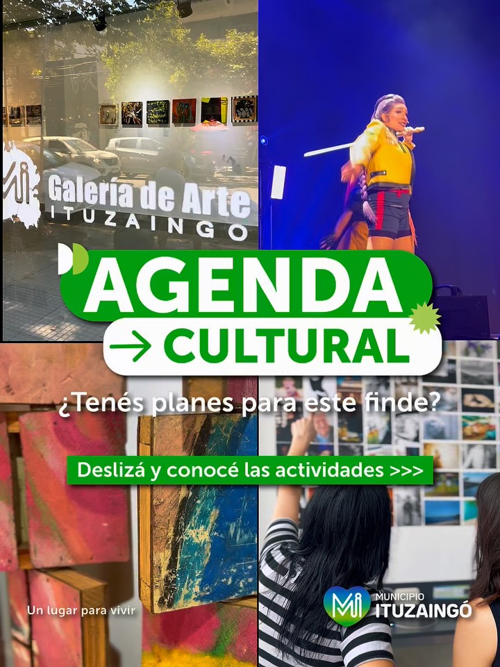 ¡Finde cultural en Ituzaingó!✨🖼️

💬 Podés visitar las nuevas muestras en la Galería de Arte y en el Museo Histórico y ...