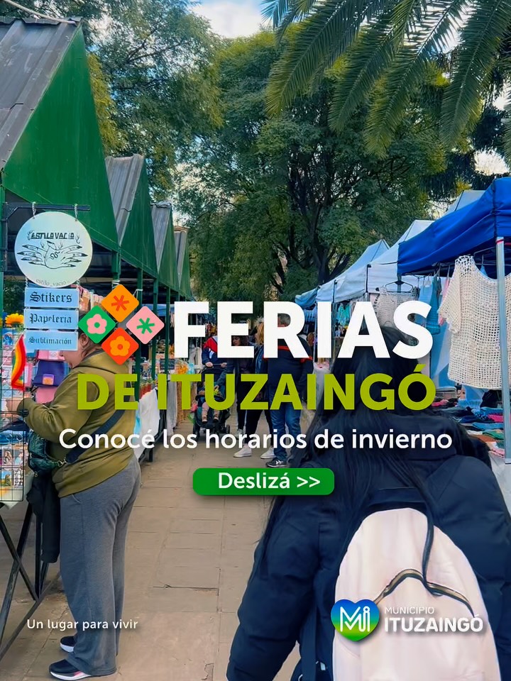 Las Ferias de Ituzaingó te esperan ✨

📍Productos regionales, emprendimientos, artesanías y muchas propuestas locales pa...