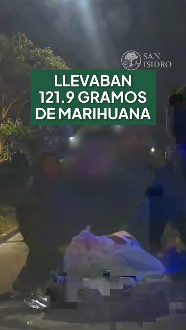 En un patrullaje preventivo durante la madrugada, los Oficiales de Seguridad identificaron a tres hombres. Durante el ca...
