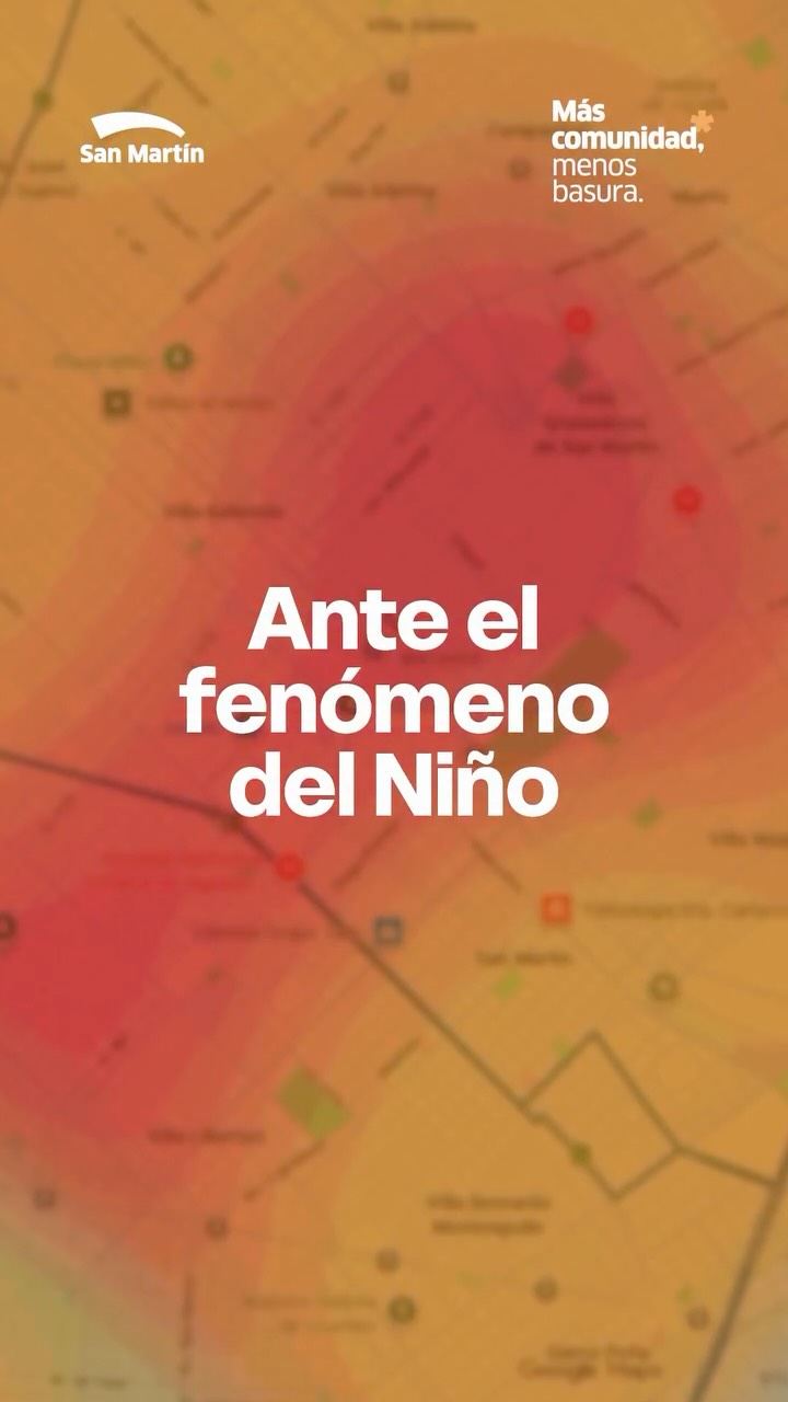 ⛈️Ante el fenómeno El Niño, seguimos realizando acciones de prevención

En San Martín estamos reforzando los trabajos de...